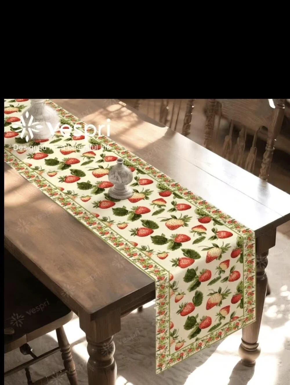 Strawberry 🍓 Decor Table Runner NEW